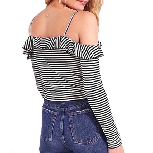 Urban Outfitters Lettuce Edge Cold Shoulder Top - Picture 5 of 5